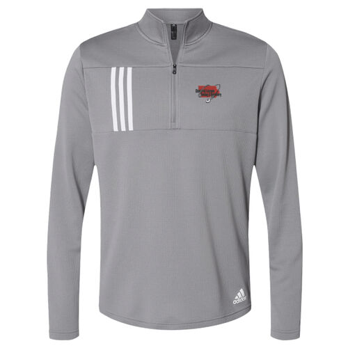 Central Iowa Towing - 3-Stripes Double Knit Quarter-Zip Pullover Thumbnail