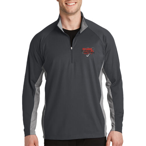 Central Iowa Towing - Sport Wick ® Stretch Contrast 1/2 Zip Pullover Thumbnail