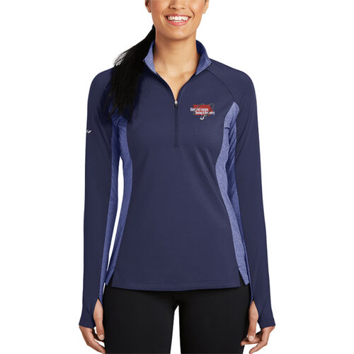 Central Iowa Towing - Ladies Sport Wick ® Stretch Contrast 1/2 Zip Pullover Thumbnail