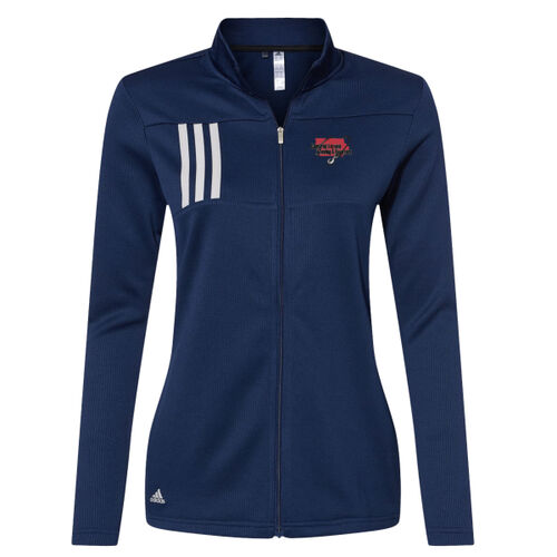 Central Iowa Towing - Women's 3-Stripes Double Knit Full-Zip Thumbnail
