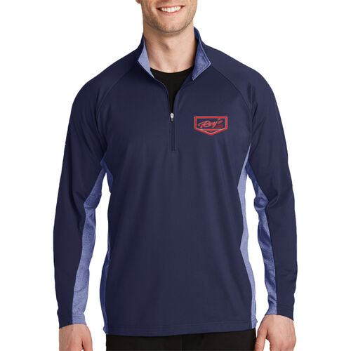 Roy's Towing - Sport Wick ® Stretch Contrast 1/2 Zip Pullover Thumbnail