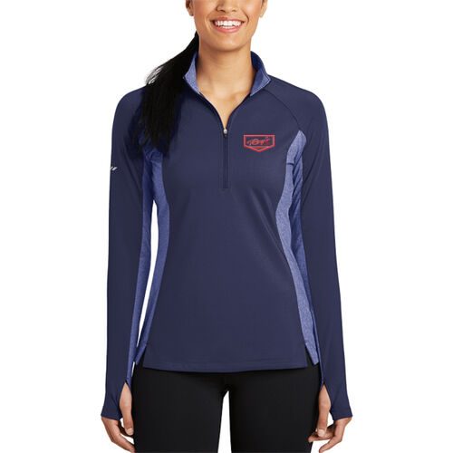 Roy's Towing - Ladies Sport Wick ® Stretch Contrast 1/2 Zip Pullover Thumbnail