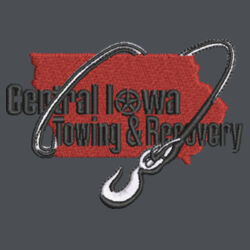 Central Iowa Towing - ® Ladies Sport Wick ® Stretch Reflective Heather 1/2 Zip Pullover Design
