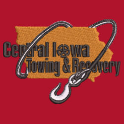 Central Iowa Towing - Women's 3-Stripes Double Knit Full-Zip Design