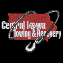 Central Iowa Towing - 3-Stripes Double Knit Quarter-Zip Pullover Design