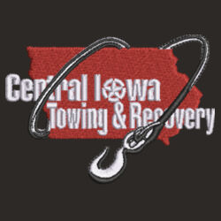 Central Iowa Towing - Ladies Dri FIT Stretch 1/2 Zip Cover Up Design