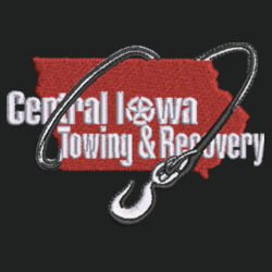 Central Iowa Towing - Ladies Sport Wick ® Stretch Contrast 1/2 Zip Pullover Design